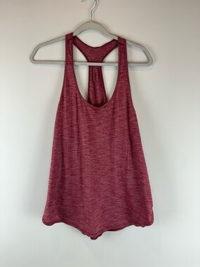 LuLuLemon Red Heathered Racerback 105F Singlet Athletic Athleisure Tank Top 8